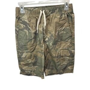 Old Navy Camo Cargo Shorts Drawstring Waist Casual Activewear Size Boys XL